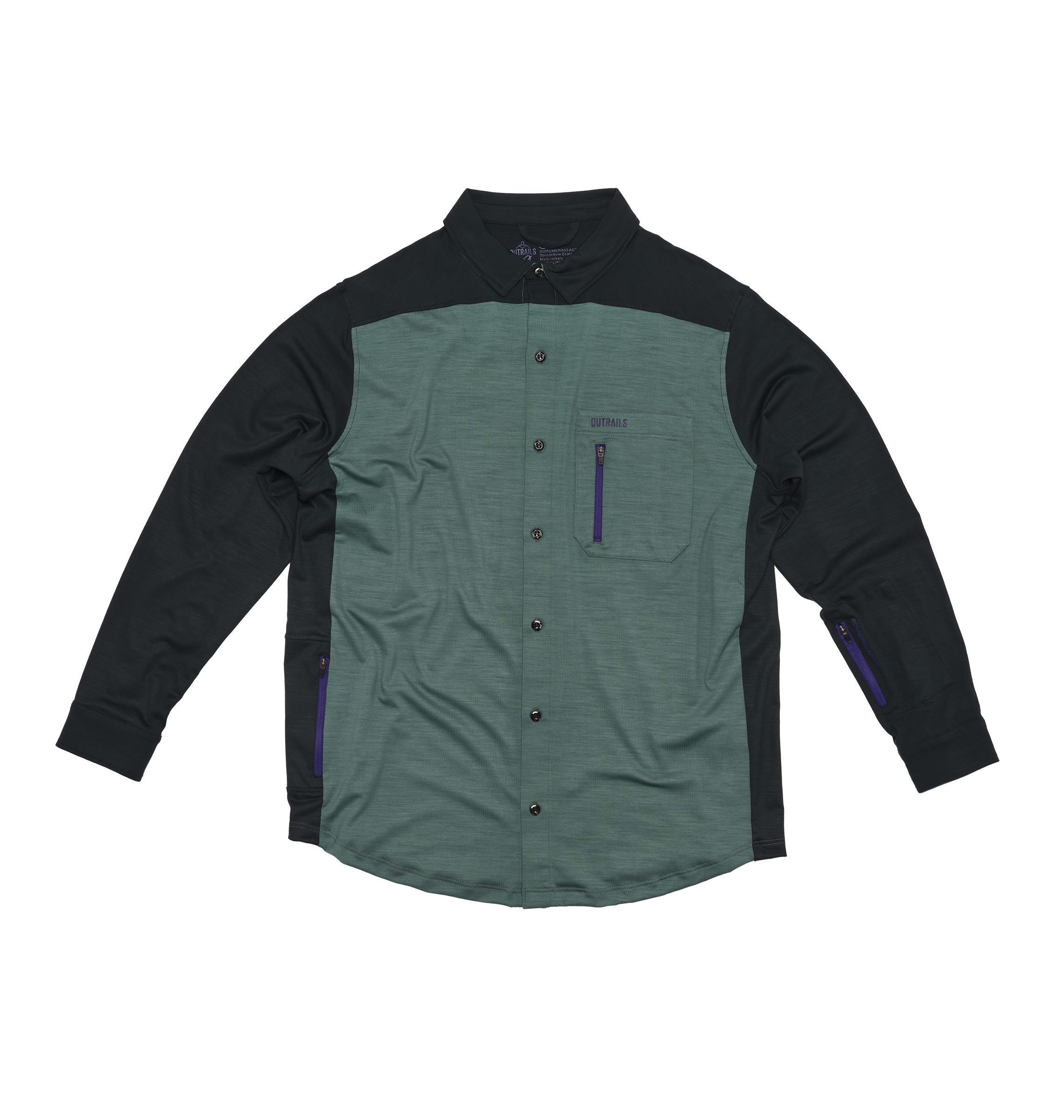 Strata 1 - Mid Shirt [color:Green]